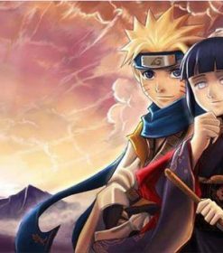 Hinata and Naruto Paint By Numbers