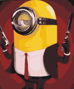 Hitman Minion Paint By Numbers