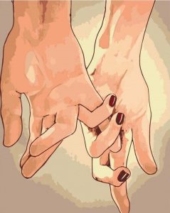 Holding Hands Paint By Numbers