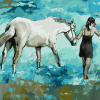 Horse and Girl Paint By Numbers