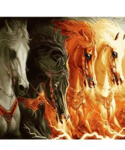 Horses From Hell Paint By Numbers