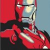 Iron Man Art Paint By Numbers