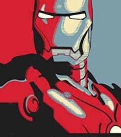 Iron Man Art Paint By Numbers