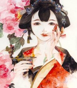 Japanese Lady Paint By Numbers