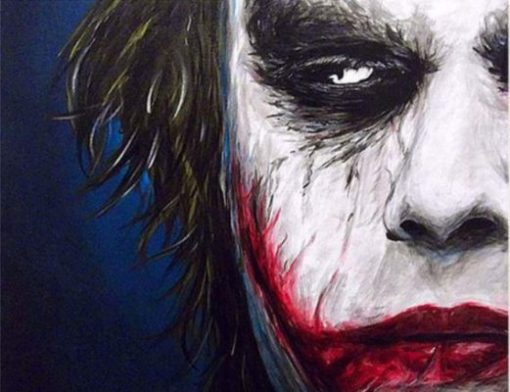 Joker Face Paint By Numbers