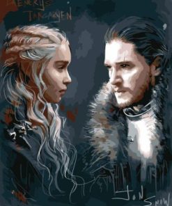 Jon and Daenerys Paint By Numbers