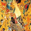 Lady with Fan Gustav Klimt paint by numbers