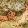 Lady and Lion Paint By Numbers