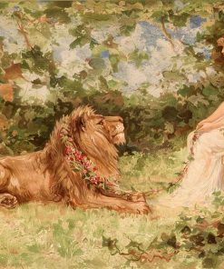 Lady and Lion Paint By Numbers