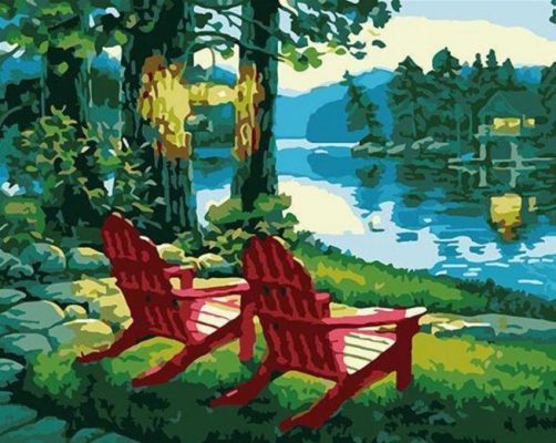 Lakeside Chair Paint By Numbers