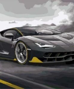 Lamborghini Car Paint By Numbers