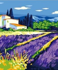 Lavender Art Paint By Numbers