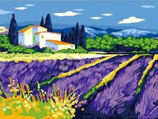 Lavender Art Paint By Numbers