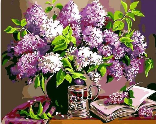 Lavender Flowers Paint By Numbers