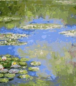 Lilies Morning by Monet Paint By Numbers