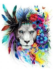 Lion Animals Paint By Numbers