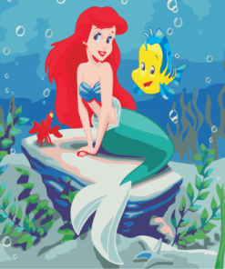 Little Mermaid Paint By Numbers