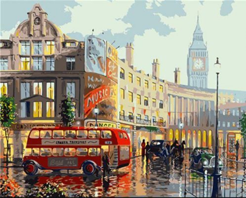 London Morning Paint By Numbers