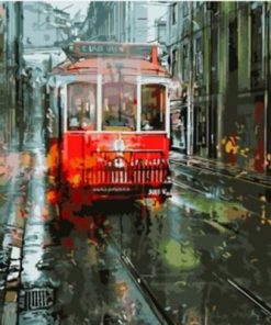 London Tram Paint By Numbers