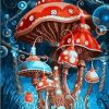 Magic Mushroom Paint By Numbers