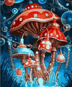 Magic Mushroom Paint By Numbers