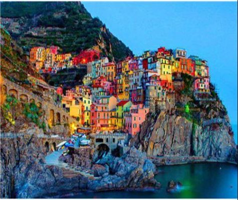 Manarola At Night Paint By Numbers