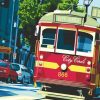 Melbourne Tram Paint By Numbers