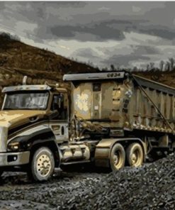 Mine Truck Paint By Numbers