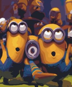 Minion Dance Paint By Numbers