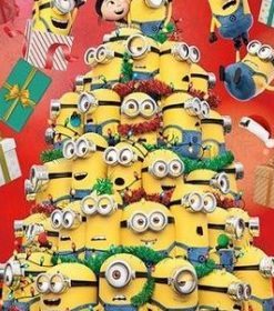 Minions Christmas Paint By Numbers