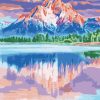 Mirror Mountain Paint By Numbers