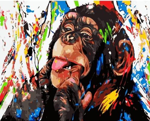 Monkey Doodle Paint By Numbers