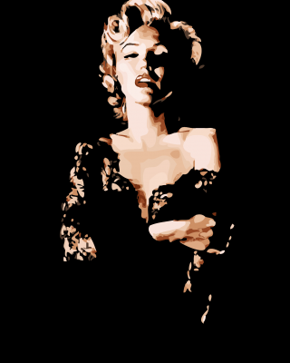 Monroe In Black Paint By Numbers