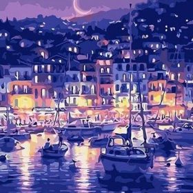 Moonlight Cities Paint By Numbers