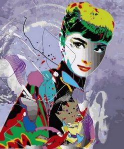 Multicolor Hepburn Paint By Numbers