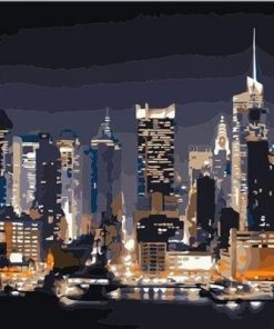 NY Manhattan Paint By Numbers