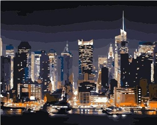 NY Manhattan Paint By Numbers