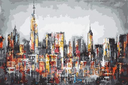 NY Skyscraper Paint By Numbers