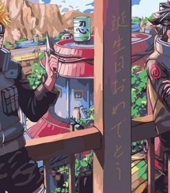 Naruto and Jonin Paint By Numbers