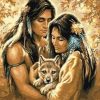 Native Couple Paint By Numbers