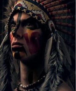 Native Warriors Paint By Numbers