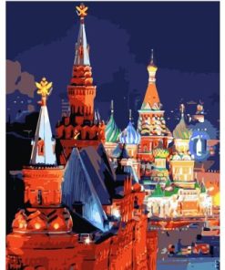 Night in Moscow Paint By Numbers