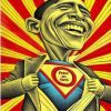 Obama Caricature Paint By Numbers