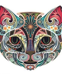 Ornamental Cat Paint By Numbers