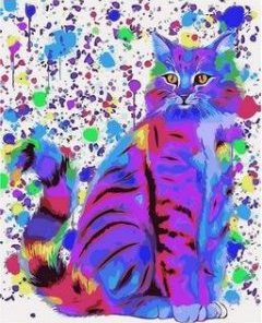 Painted Cat Paint By Numbers