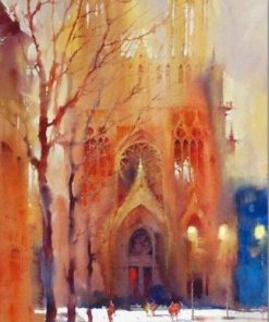 Paris Church Paint By Numbers