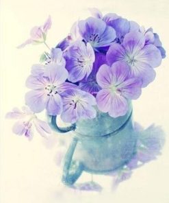 Pastel Flowers Paint By Numbers