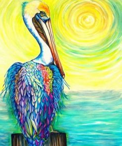 Pelican Artwork Paint By Numbers