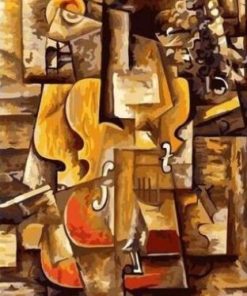 Picasso Violin Paint By Numbers