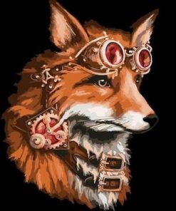 Pilot Fox Paint By Numbers